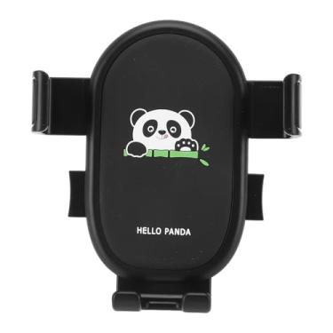 Imagem de RiToEasysports Suporte de Telefone de Bicicleta, Suporte de Telefone Bonito de Desenho Animado Em Pvc Panda Preto Com Braçadeira de Montagem de Guiador para Scooter Elétrica