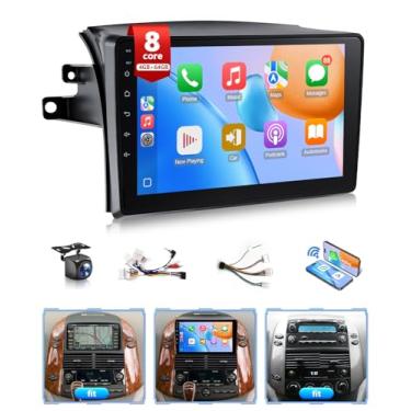 Imagem de XGU Estéreo automotivo 8 Core 4G + 64G para Toyota Sienna 2004 a 2010 sem fio CarPlay Android Auto, tela sensível ao toque IPS de 9 polegadas para unidade de rádio Sienna Head Unit GPS Navi 5G WiFi