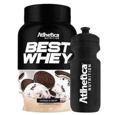 Imagem de Best Whey Isolado Cookies Cream 900g Squeeze - Atlhetica-Unissex