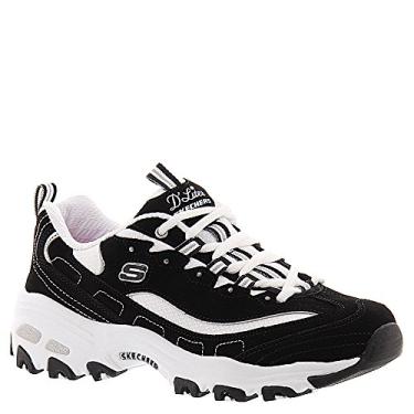 Imagem de Tênis D'Lites-Biggest Fan, Skechers, Feminino, Preto/Branco, 35