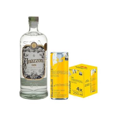 Imagem de Gin Amázzoni Tradicional 750ml + Bebida Energética