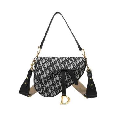 Imagem de Bolsa De Ombro De Luxo Feminina Designer Clutch 23x20x6cm Bolsa De Via