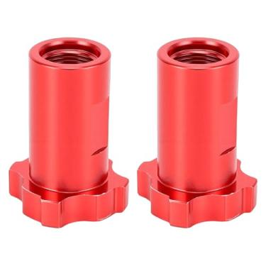 Imagem de Fafeicy Adaptador de Copo para Pistola de Pulverização, 2 Peças, Rosca Fêmea M14, Conector de Liga de Alumínio de 1mm para Pulverizador de Tinta, Móveis para Carro e Barco