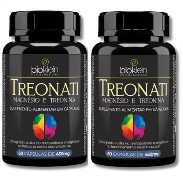 Imagem de Kit 02 TREONATI (Magnesio e Treonina) 450 mg 60 Caps Bioklein