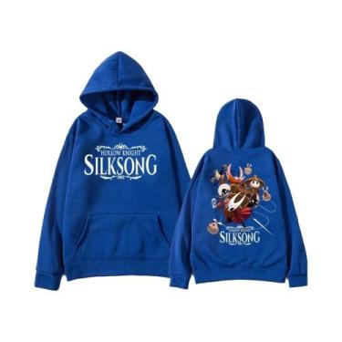 Imagem de Moletom Unissex Hollow Knight Silksong De Manga Longa Com Capuz Casual