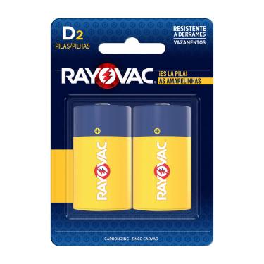 Imagem de Pilha Comum Grande Rayovac D2 2 Unidades