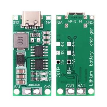 Imagem de Carregador De Bateria De Lítio 14.8V 18650 LiPo Li-Ion Com Aumento De 