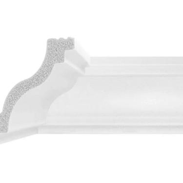 Imagem de Rodateto em Poliestireno 4,3cm Floort Acessórios Branco