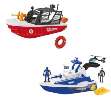 Imagem de Barco Patrulha Naval e Resgate Brinquedo Meninos - Utilizai Distribuid
