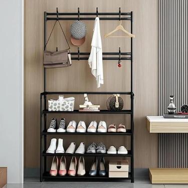 Imagem de Sapateira Organizador Porta Sapatos 12 Pares HW com 8 Gancho - Congrat