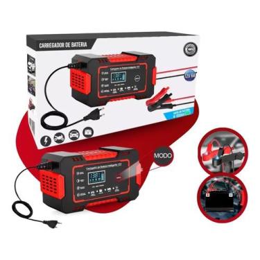 Imagem de Carregador De Bateria 12v Até 100 Amperes Automotiva Moto Ca - Congrat