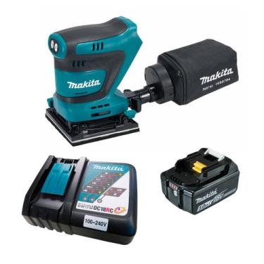 Imagem de Lixadeira Orbital 18V DBO480Z C/ Bateria 5AH Makita