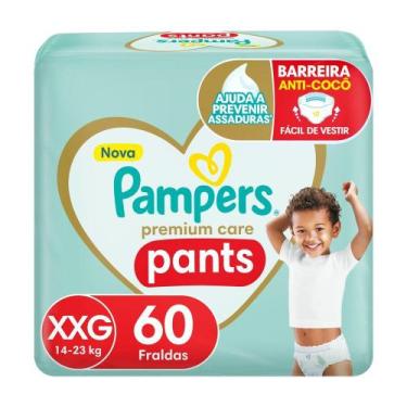 Imagem de Fralda Pampers Premium Care Pants Top Tamanho XXG 60 unidades, XXG, 60
