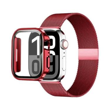 Imagem de Pulseira Milanese Em Ouro, Prata E Estampa De Leopardo Para Apple Watc