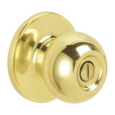 Imagem de Maçaneta para cama e banheiro Dexter by Schlage J40CNA605 Corona, latão brilhante