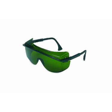 Imagem de Honeywell S2508 Uvex Astro OTG 3001 Shade Rated Welding Lenses, Standard, Black with Green Lens