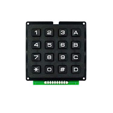 Imagem de Treedix Teclado 4x4 com 16 botões teclado numérico compatível com Arduino