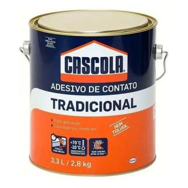 Imagem de Adesivo Cola Contato Sapateiro Marceneiro 3,3 L/2,8 Kg Cascola