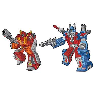 Imagem de Icon Heroes Transformers: 35th Anniversary Hot Rod x Ultra Magnus Retro Pin Set, Multicolor