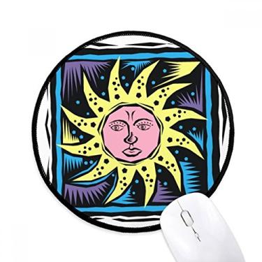 Imagem de Myths Lgends México Cultura Elemento Gravação Mouse Pad Desktop Escritório Tapete Redondo para Computador