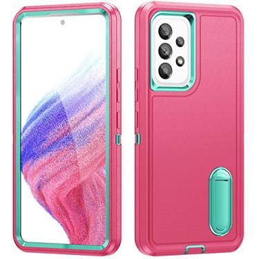 Imagem de Capa de proteção antiderrapante à prova de choque para Samsung Galaxy A53 5G A 53 S22 Ultra S22ultra S22 Plus anti-queda, rosa vermelha, para S23