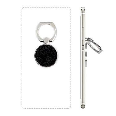 Imagem de Suporte de anel de telefone com ilustração de dados para jogos de coração e suporte de laço ajustável