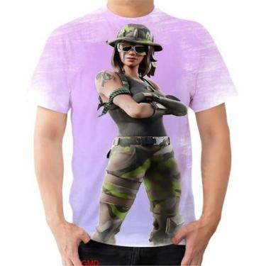 Imagem de Camiseta Camisa Fortnite Swamp Jogo Video Game Personagens - Estilo Vi