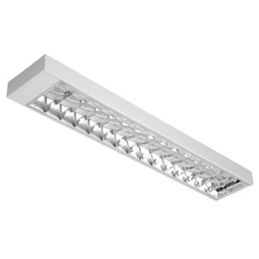 Imagem de Luminária 2 X 28/54 Sobrepor Acrílico Leitoso E115-Acl - Abalux