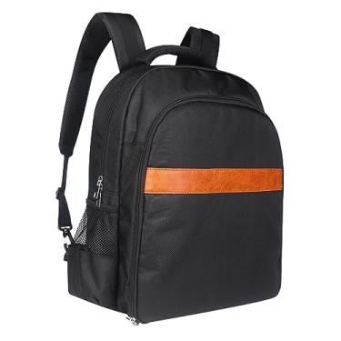 Imagem de harayaa Organizador de bolsa de suprimentos de barbeiro, mochila de viagem de barbeiro, bolsa de viagem de cabeleireiro para tosquiadeiras e suprimentos,