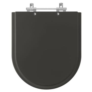 Imagem de Assento Sanitário Smart Preto Fosco para vaso Celite