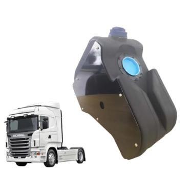 Imagem de RESERVATORIO ARLA 32 PRETO PARA SCANIA SERIE 5 R420 R440 2012 A 2018 COM CHAPA 50L SEM BOIA