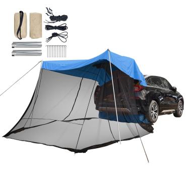 Imagem de CHONGHAN Tenda Para Carro,Barraca Do VeíCulo Toldo Lateral Abrigo,Toldo Lateral ExtensãO Traseira Do Carro Guarda-Sol Para Acampamento Ao Ar Livre Caminhadas Pesca