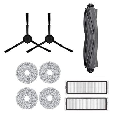 Imagem de HMHAMA Escovas principais laterais escova esfregona almofadas de pano saco de poeira filtros peças de reposição serve para Dreame S10/x10/B101CN/Dreame Bot L10s Ultra/L10s Pro Robot Vacuum