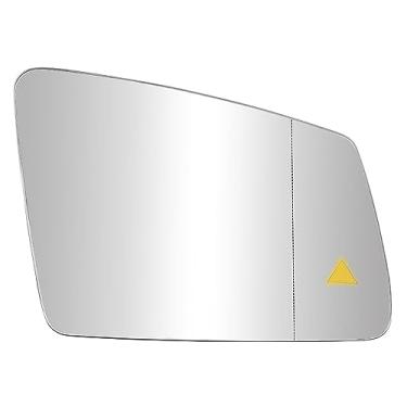 Imagem de LOIYLLEN Substituição do espelho lateral do passageiro para Mercedes Benz A 2013-2018 B C W204 E W212 S W221 GLA GLK - Vidro do espelho do lado direito, espelhos retrovisores de vidro com potência aquecida e ponto cego (A2128102921)