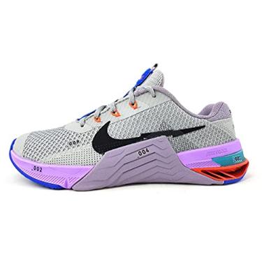 Imagem de Nike T nis de treino masculino Metcon 7, Cinza fum claro/preto/violeta neblina/lil s, 42 BR