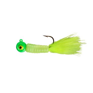 Imagem de Lindy Fuzz-E Grub Jigs - Chartreuse Shad - 5 cm - 1/4 oz (LFEG509)