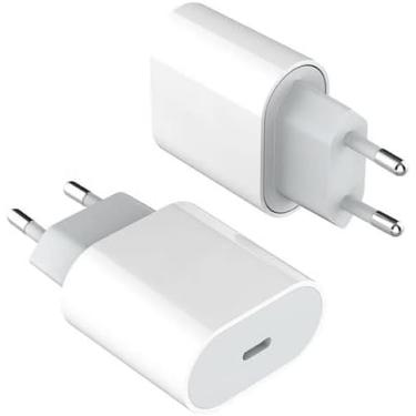 Imagem de Fonte Carregador Tipo C 20W Turbo para iPhone Adaptador de corrente USB-C Mcs