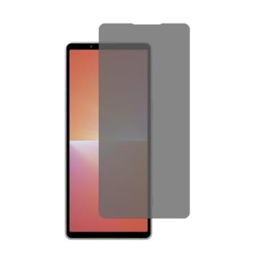 Imagem de UPONEW [Pacote com 2 protetores de tela de vidro temperado antiespião para Sony Xperia 5 V