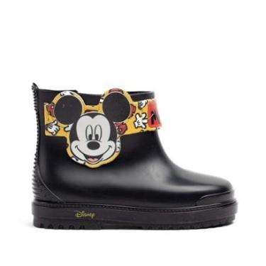 Imagem de Bota Infantil Grendene Disney BFF Baby Preto/amarelo-Masculino