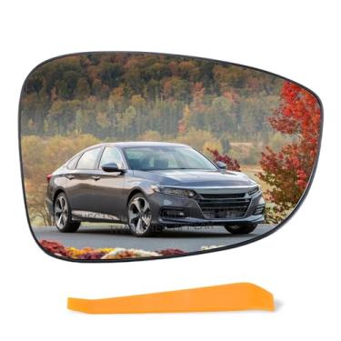 Imagem de Lqito Vidro espelhado do lado direito do passageiro com placa de apoio (não aquecida) compatível com Honda Accord 2018 2019 2020 2021 2022 substituição #76203-TVA-A21