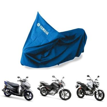 Imagem de Capa Protetora Impermeável Para Moto Yamaha - SPTS,  M, Azul-celeste