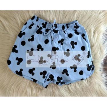 Imagem de Shorts estampado mickey - shortinho feminino - moda casual - Safira Ro