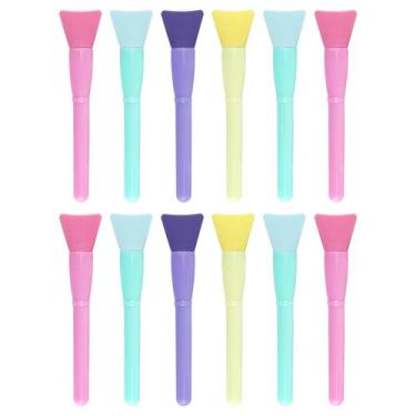 Imagem de 12 Com Espátula de Silicone Aplicação de Máscara Argila Skincare - Art