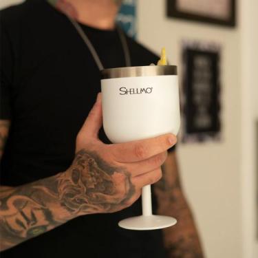 Imagem de Taça Térmica a Vácuo para Gin - 530ML - Shellmo, BRANCO