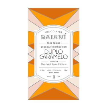 Imagem de Chocolate Branco com Duplo Caramelo Baianí 58g