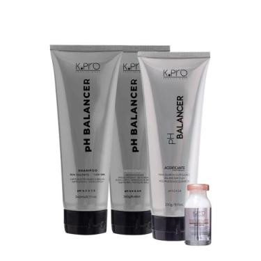 Imagem de Kit K.Pro pH Balancer Shampoo Condicionador Acidificante e Regenér Sho