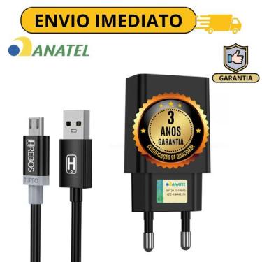 Imagem de Cabo Micro USB - Carregamento Rápido  Durável  Compatível - Hrebos