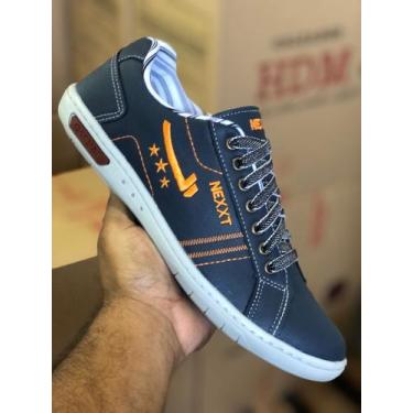Imagem de Sapatênis Tênis Sapato Masculino Original Couro Casual - Nexxt, Marinh