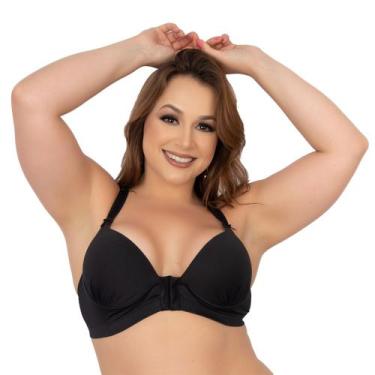 Imagem de Sutiã Plus Size Reforçado Nadador com Bojo Lingerie - Bella Fiore Moda