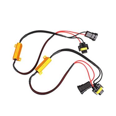 Imagem de DROMEDARY 2X H11 LED DRL Luz de Neblina 50W Resistor de Carga Sem Erros Decodificador Cancelar